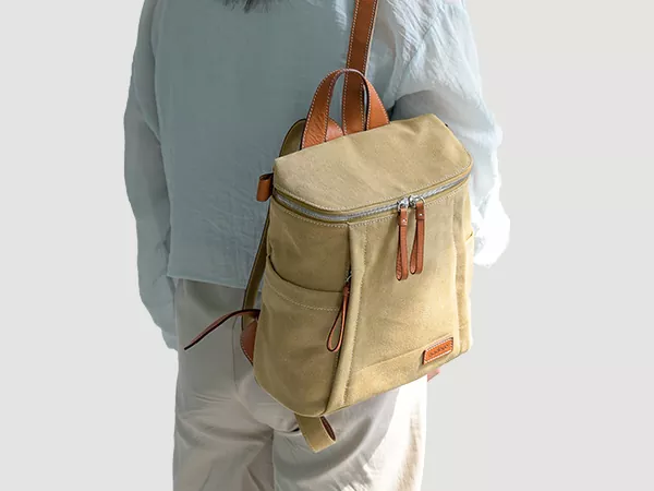 De levenshouding in een casual tas