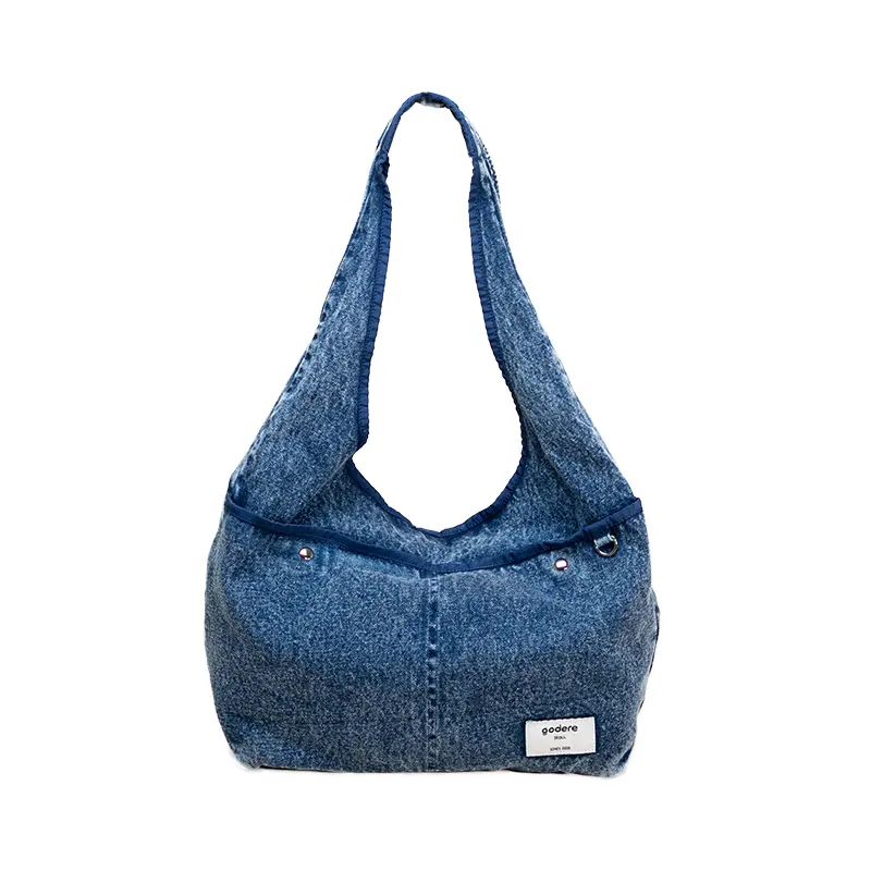 Vintage denim draagtas